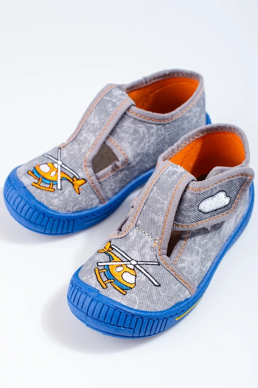 šedé papuče Shelovet