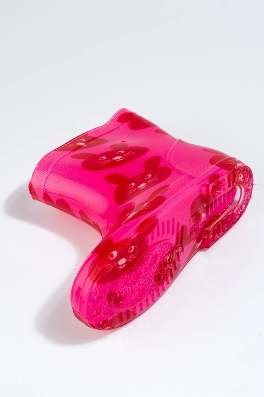 Detské ružové gumené topánky Shelovet