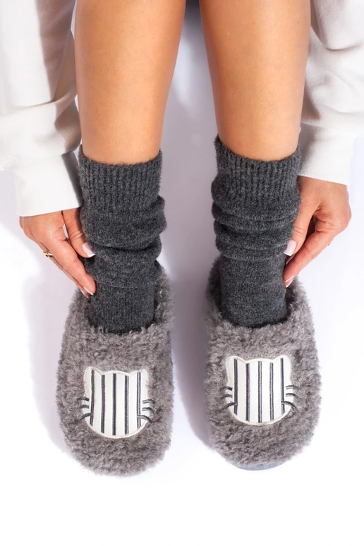 šedé papuče Shelovet