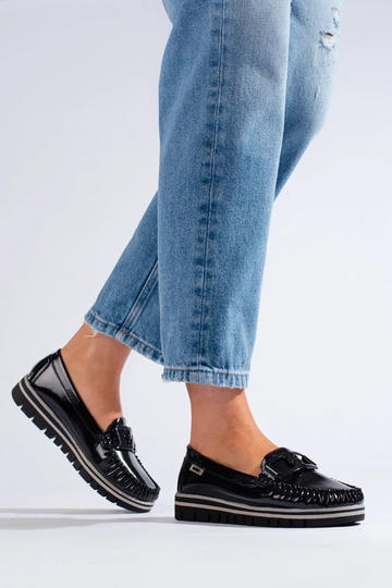 čierne mokasíny s... 2