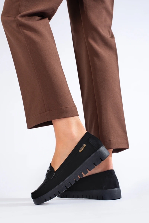 Shelovet mokasíny na hrubom podpätku... Shelovet mokasíny na hrubom podpätku...