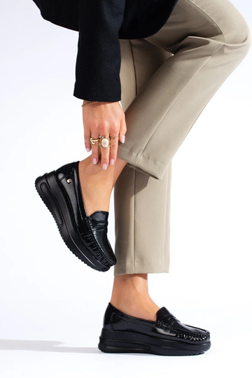 čierne mokasíny s... 2