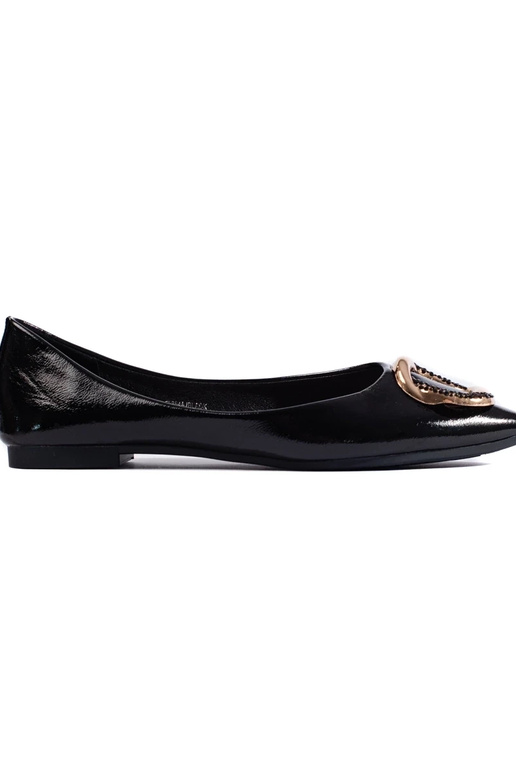 Shelovet balerínky s lakovým efektom