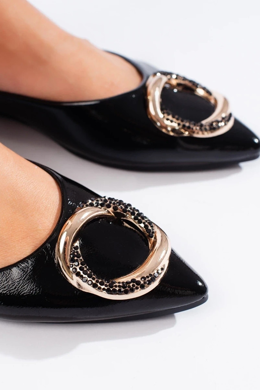 Shelovet balerínky s lakovým efektom