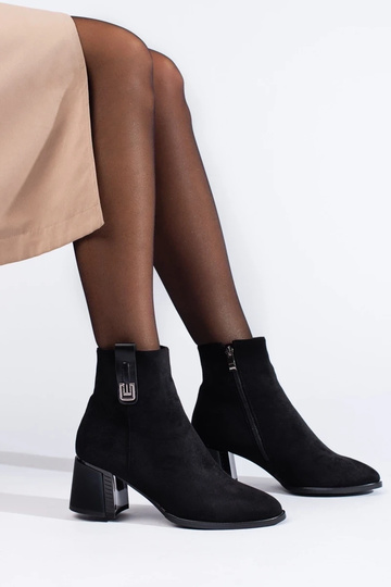 čierne klasické semišové... 2