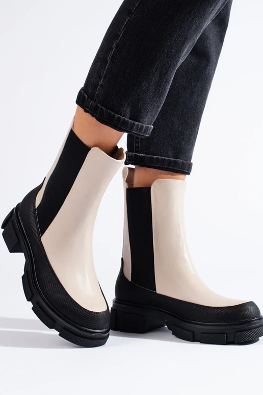 béžové Dámske topánky pre ženy béžové Dámske topánky pre ženy