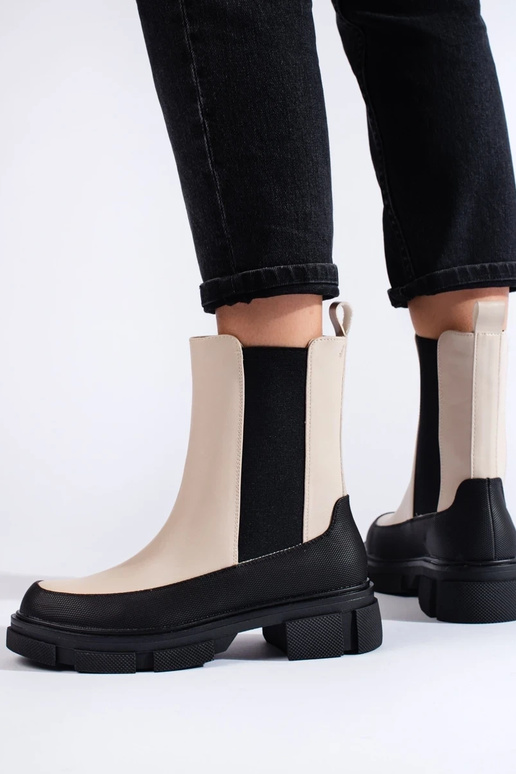 béžové Dámske topánky pre ženy béžové Dámske topánky pre ženy