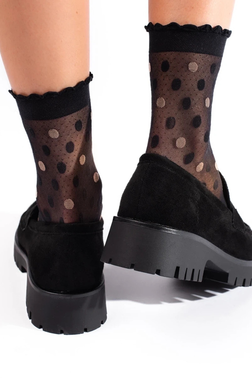 semišové mokasíny na masívnom... semišové mokasíny na masívnom...