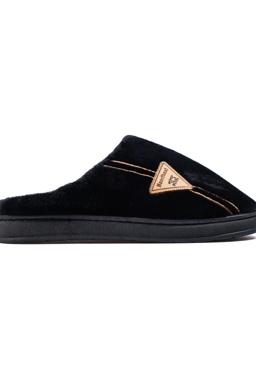 teplé čierne pánske papuče Shelovet