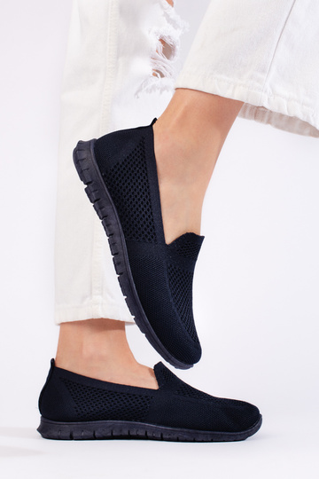 Modré slip-on topánky... 2