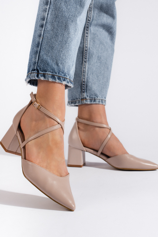 béžové sandále béžové sandále