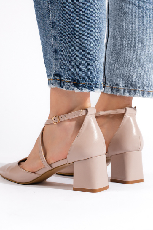 béžové sandále béžové sandále