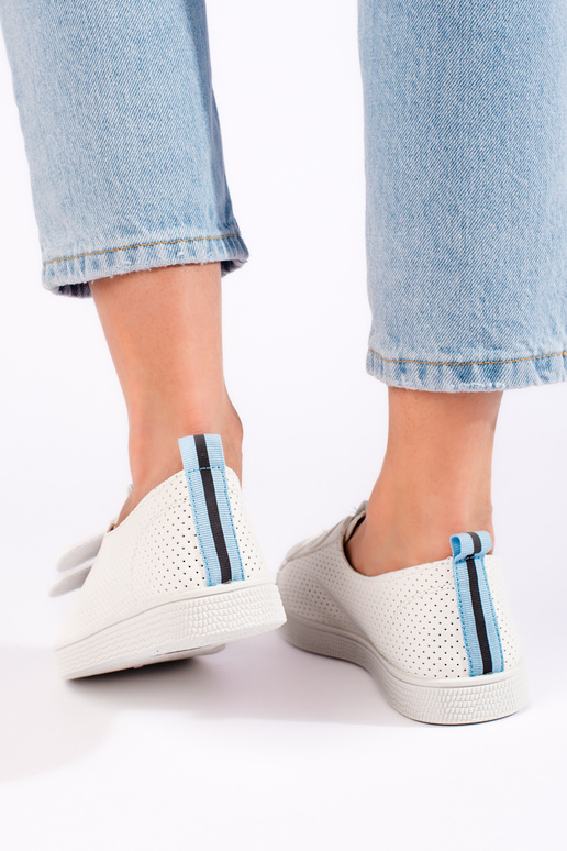 Dámske topánky v bielej farbe r