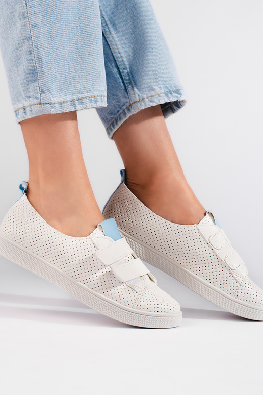 Dámske topánky v bielej farbe r