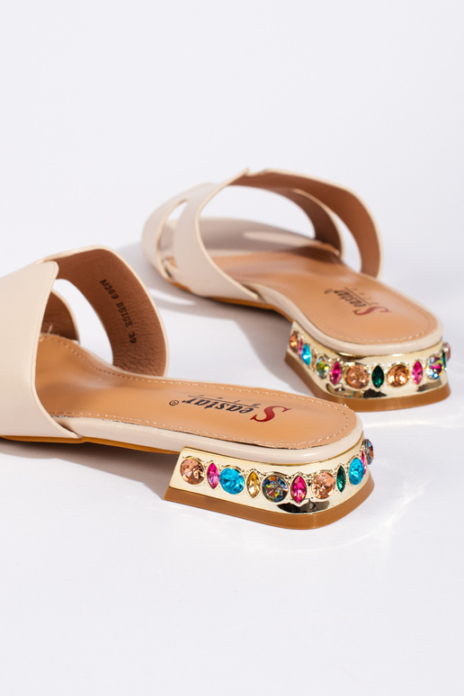 Béžové papuče Béžové papuče