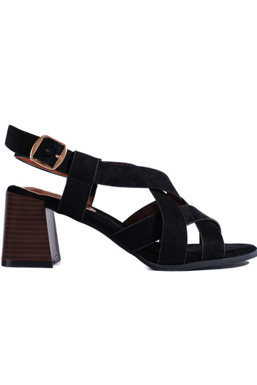 čierne semišové topánky na...