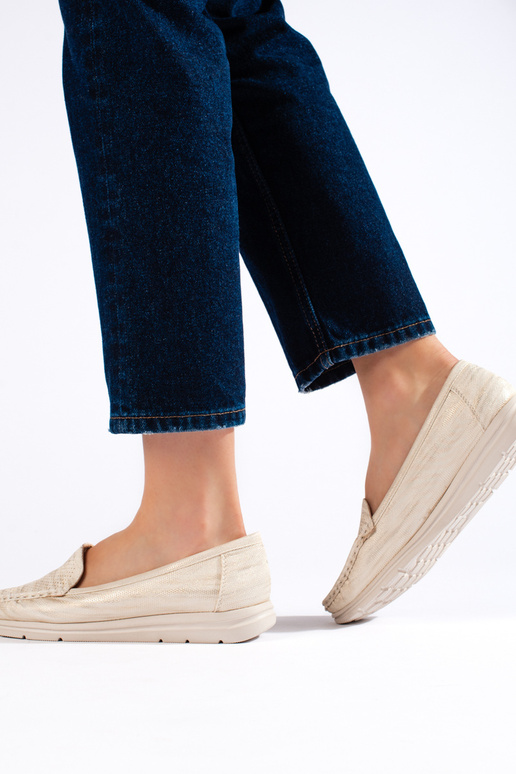 béžové dámske mokasíny béžové dámske mokasíny