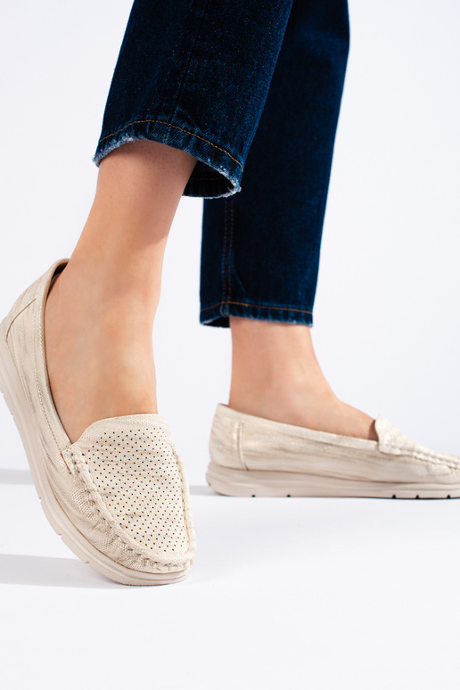 béžové dámske mokasíny béžové dámske mokasíny