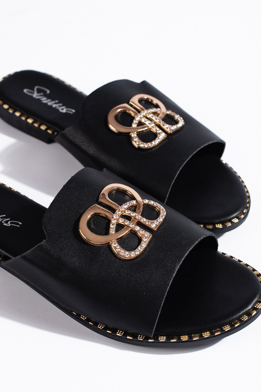 čierne papuče čierne papuče