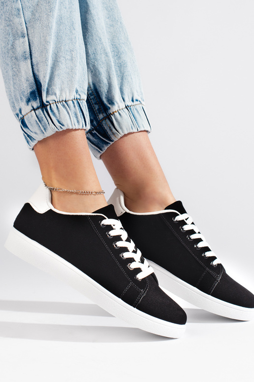 čierne semišové dámske topánky