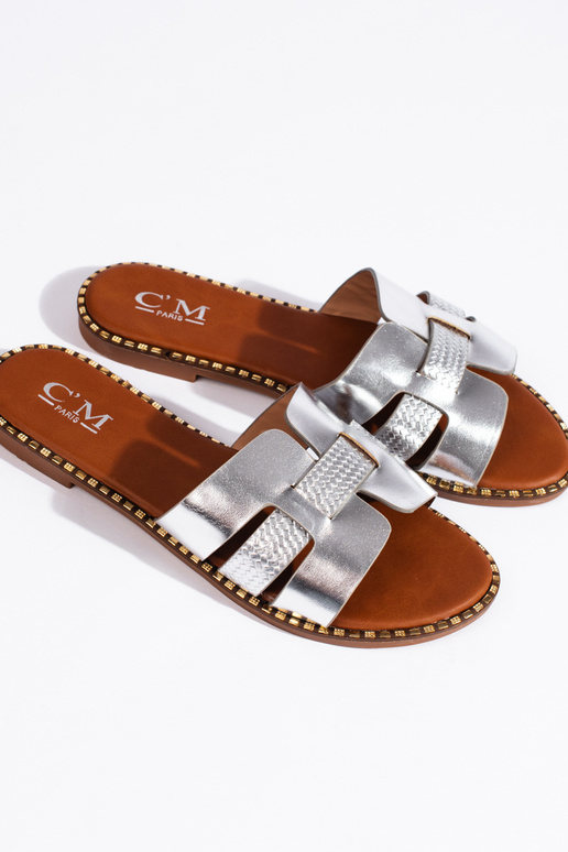 strieborné papuče strieborné papuče