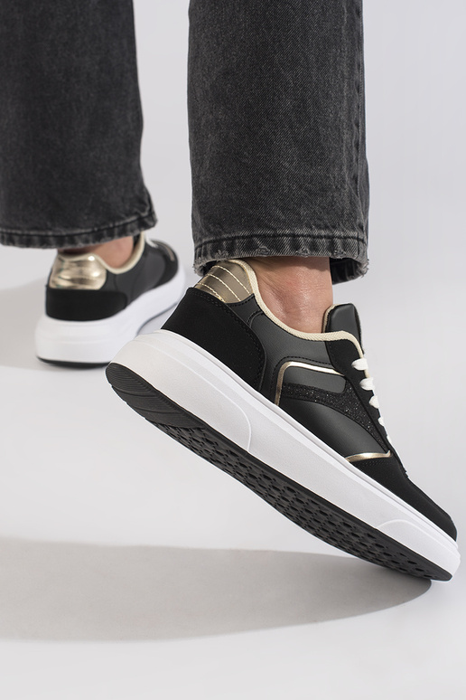 Dámske voľnočasové topánky v čiernej...