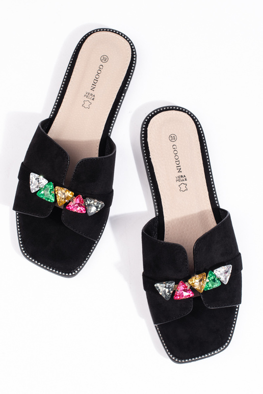 čierne papuče čierne papuče