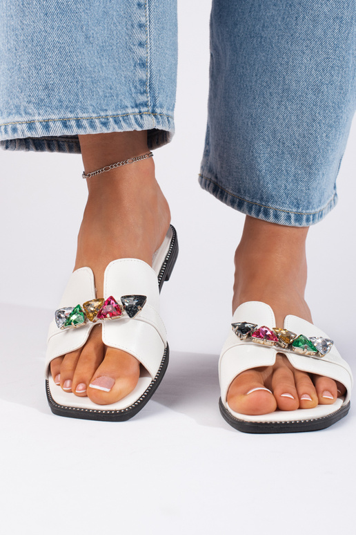 biele papuče biele papuče