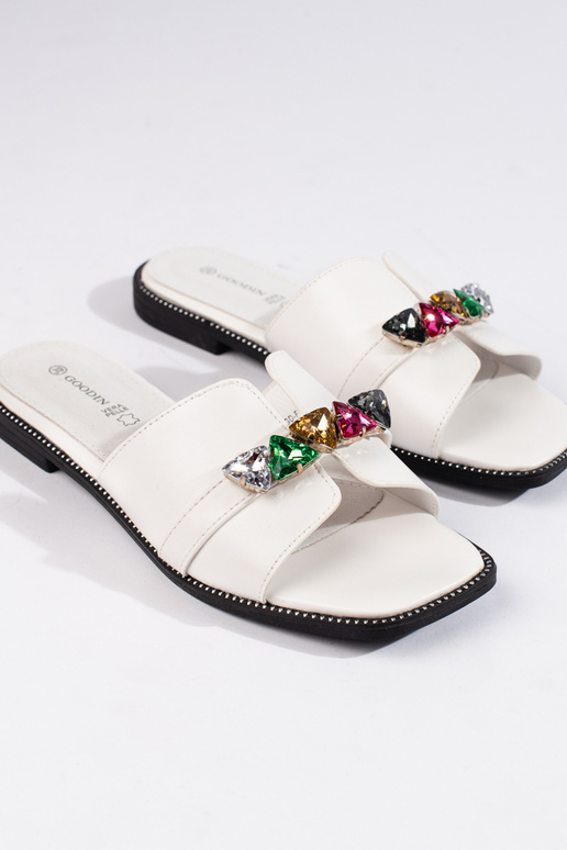 biele papuče biele papuče