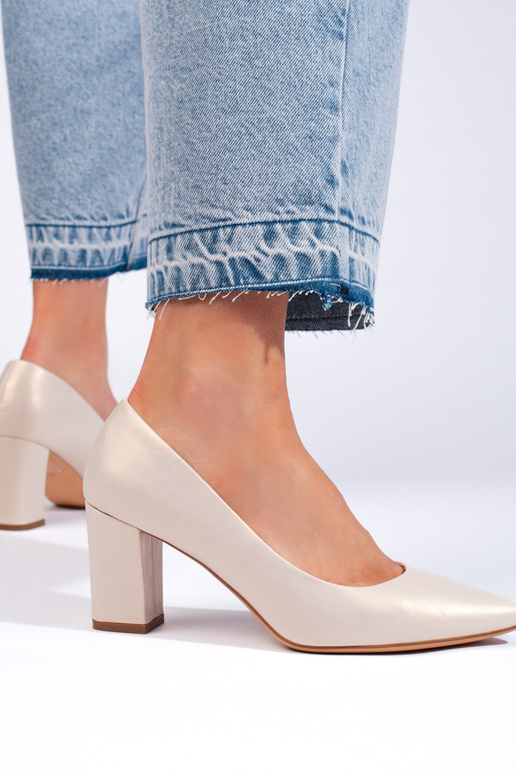 béžové lodičky Sergio Leone béžové lodičky Sergio Leone