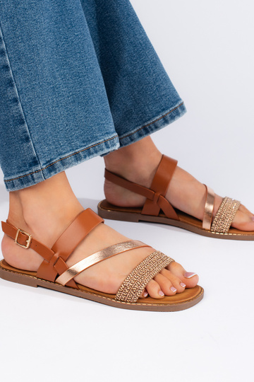 hnedé sandále Sergio Leone 2