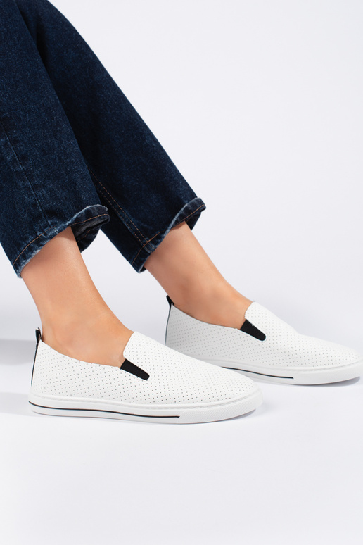 s prelamovanými prvkami, biele Dámske...