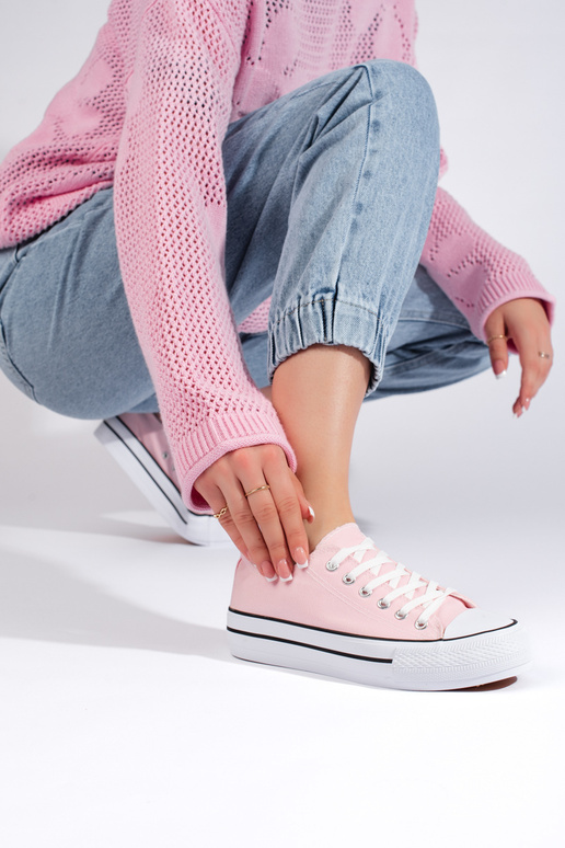 ružové Dámske topánky ružové Dámske topánky