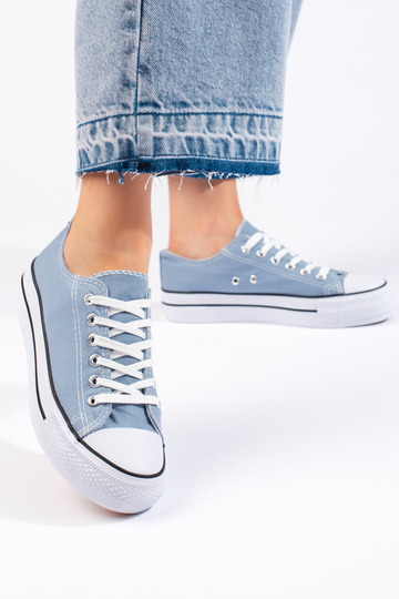 svetlomodré Dámske topánky 2