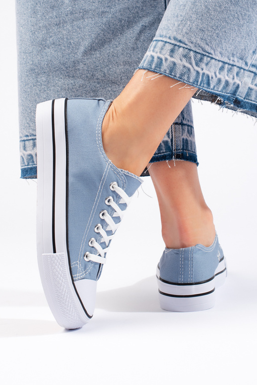 svetlomodré Dámske topánky svetlomodré Dámske topánky