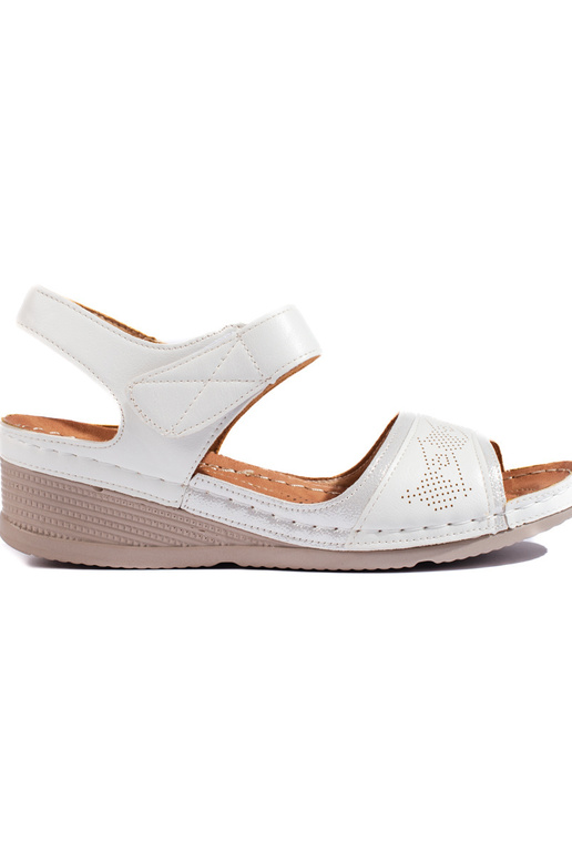 biele sandále biele sandále