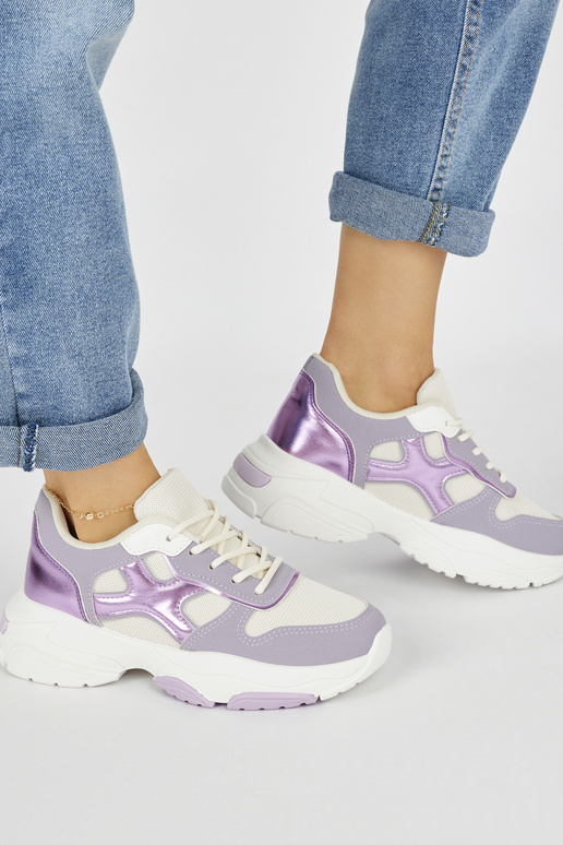 Dámske topánky na voľný čas fialovej... Dámske topánky na voľný čas fialovej...