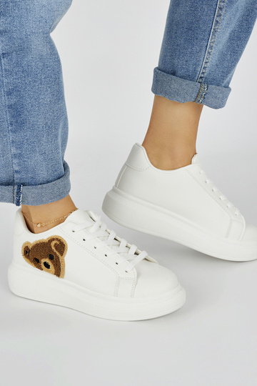 biela farba dámske tenisky... 2