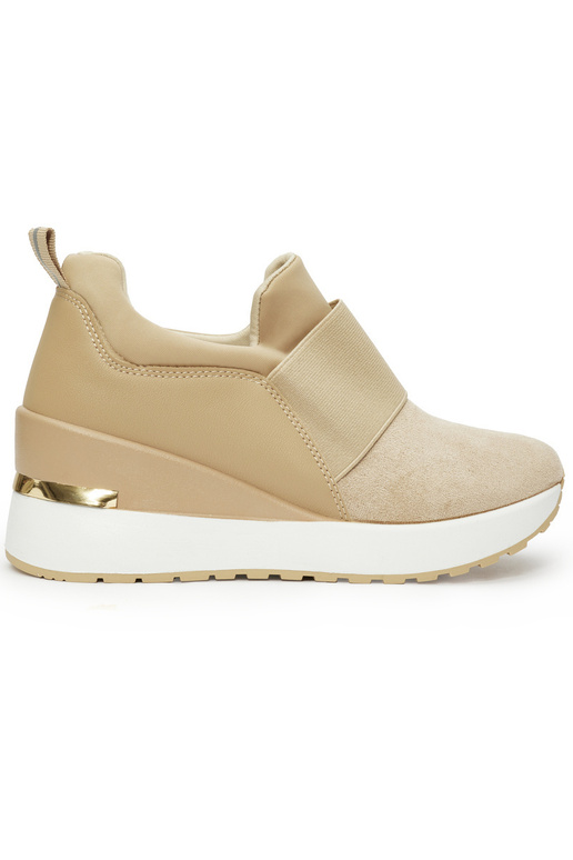 Hnedá farba zo semišu Tenisky na kline Hnedá farba zo semišu Tenisky na kline