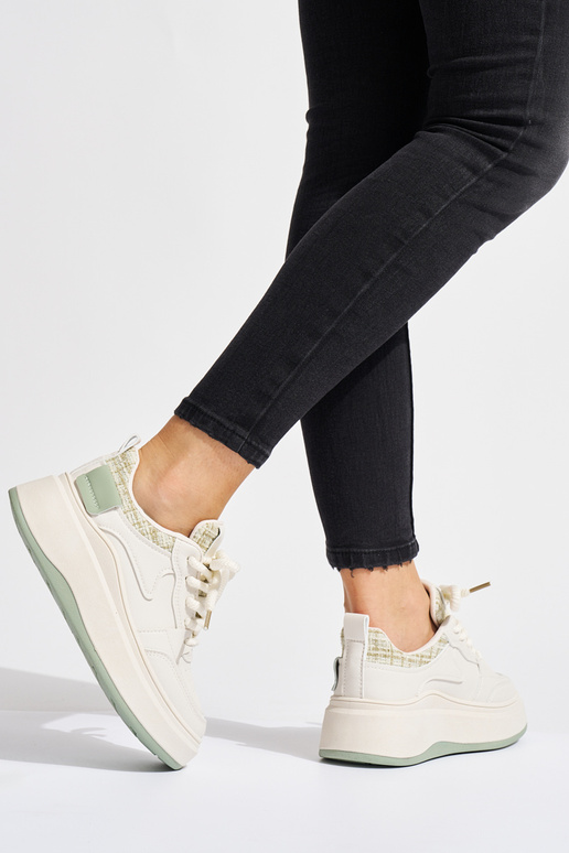 Dámske čierna Tenisky na hrubej podrážke Dámske čierna Tenisky na hrubej podrážke