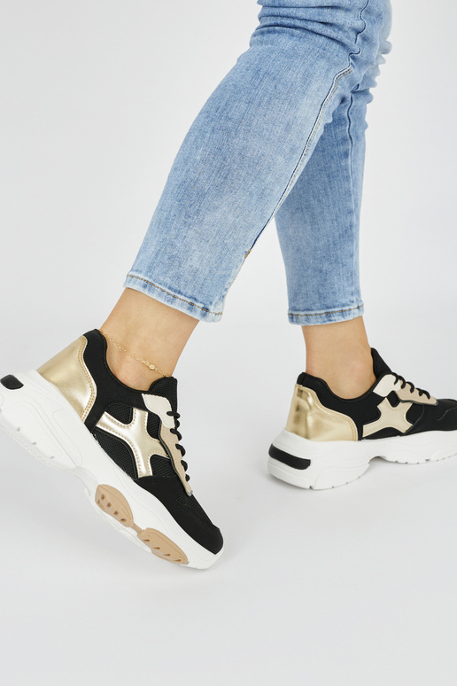 Dámske topánky na voľný čas čierna Dámske topánky na voľný čas čierna