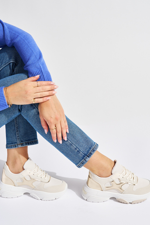 Dámske topánky na voľný čas béžová Dámske topánky na voľný čas béžová