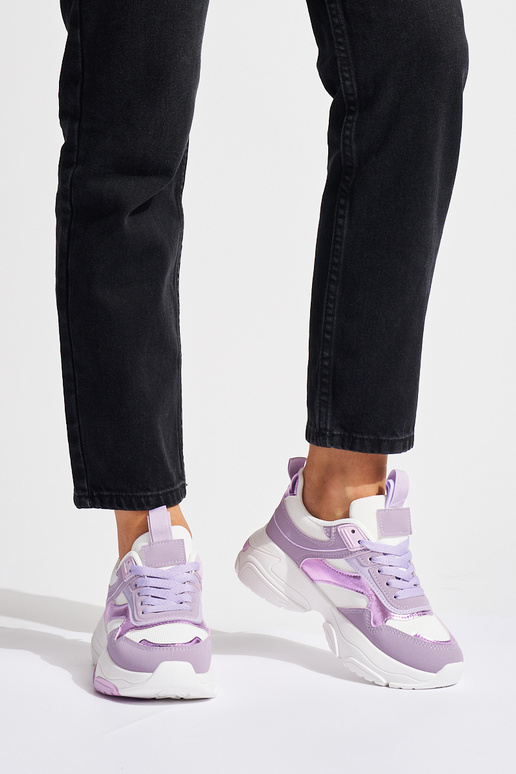 Fialové športové topánky pre ženy na... Fialové športové topánky pre ženy na...