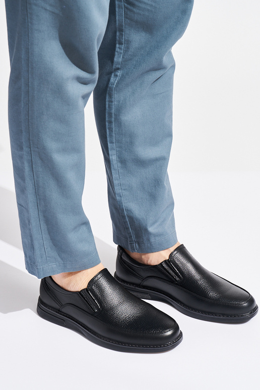 čierne členkové čižmy pre mužov s...