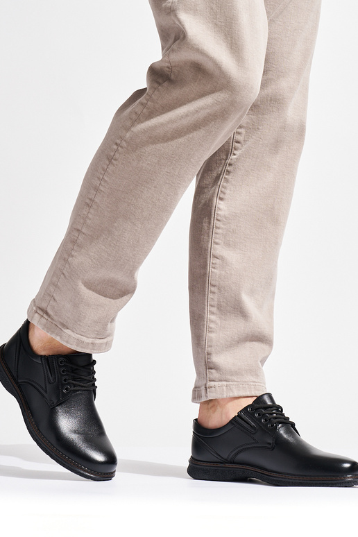 pánske čierne členkové čižmy so...