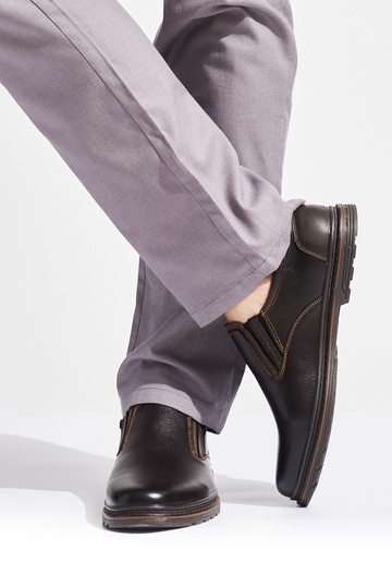 tmavohnedá pánske topánky 2