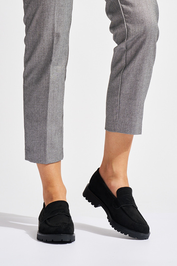 čierne semišové dámske... 2