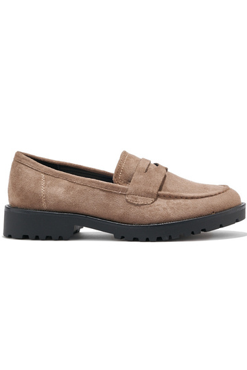 Semišové mokasíny pre ženy