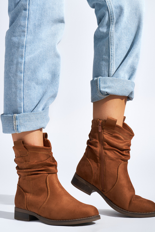 hnedé semišové dámske topánky hnedé semišové dámske topánky