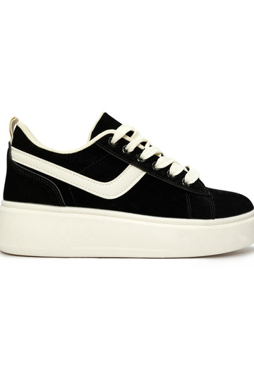 čierne semišové topánky na...